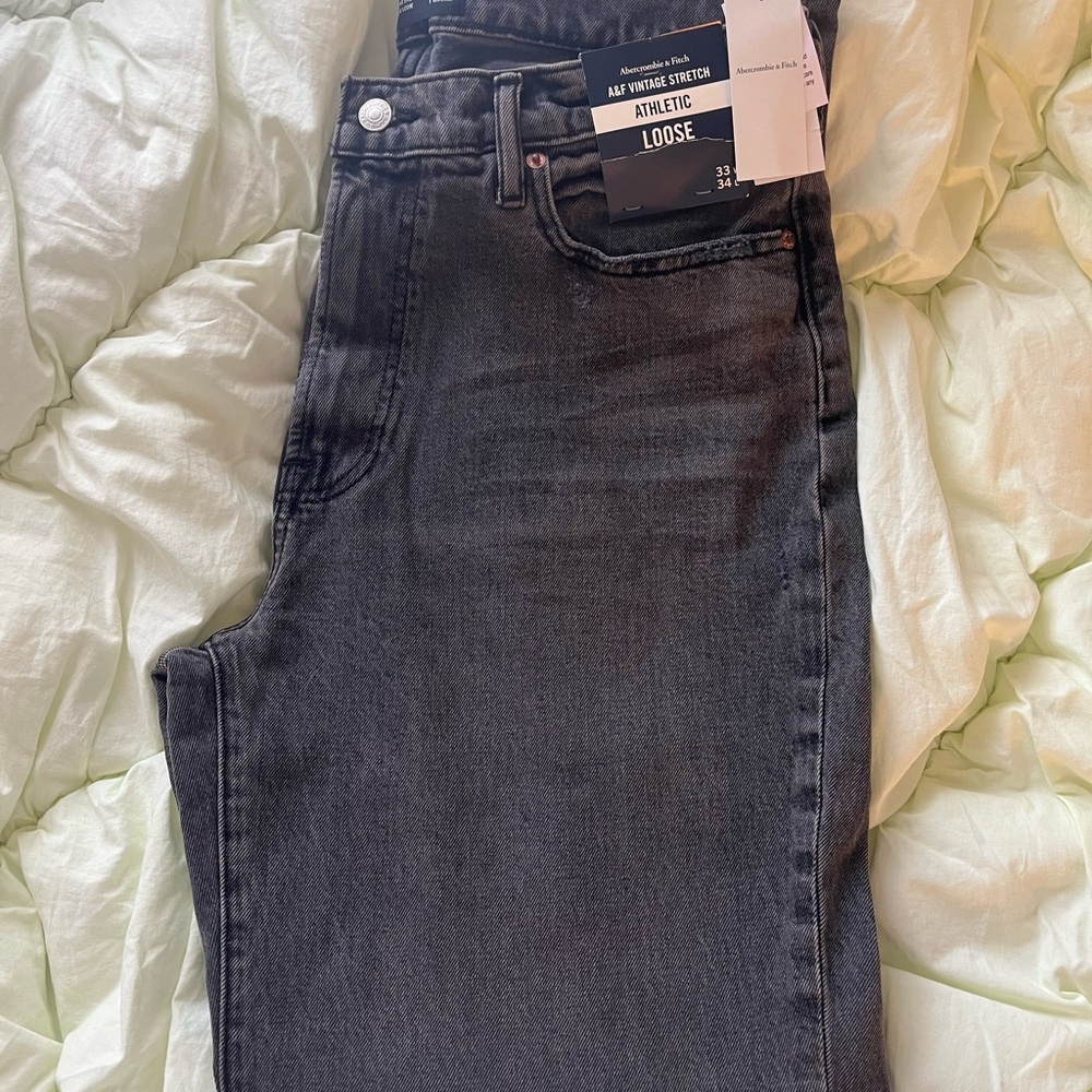 Men's Black Abercrombie Jeans - NWT